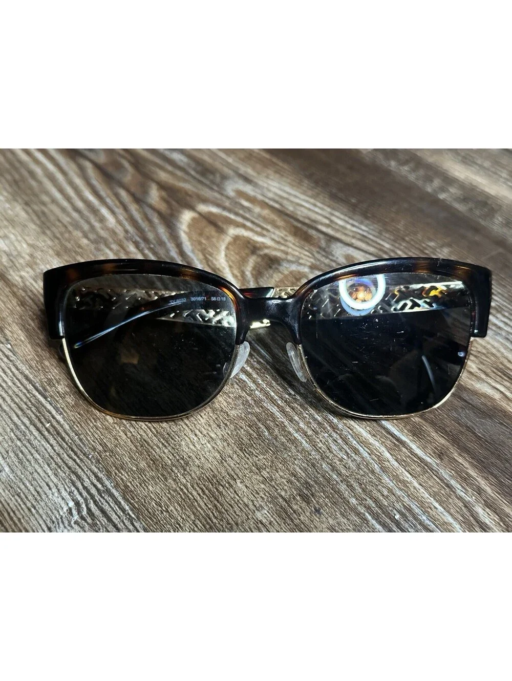 Tory Burch  Eyeglasses Sunglasses Brown gold Tortoise Frame